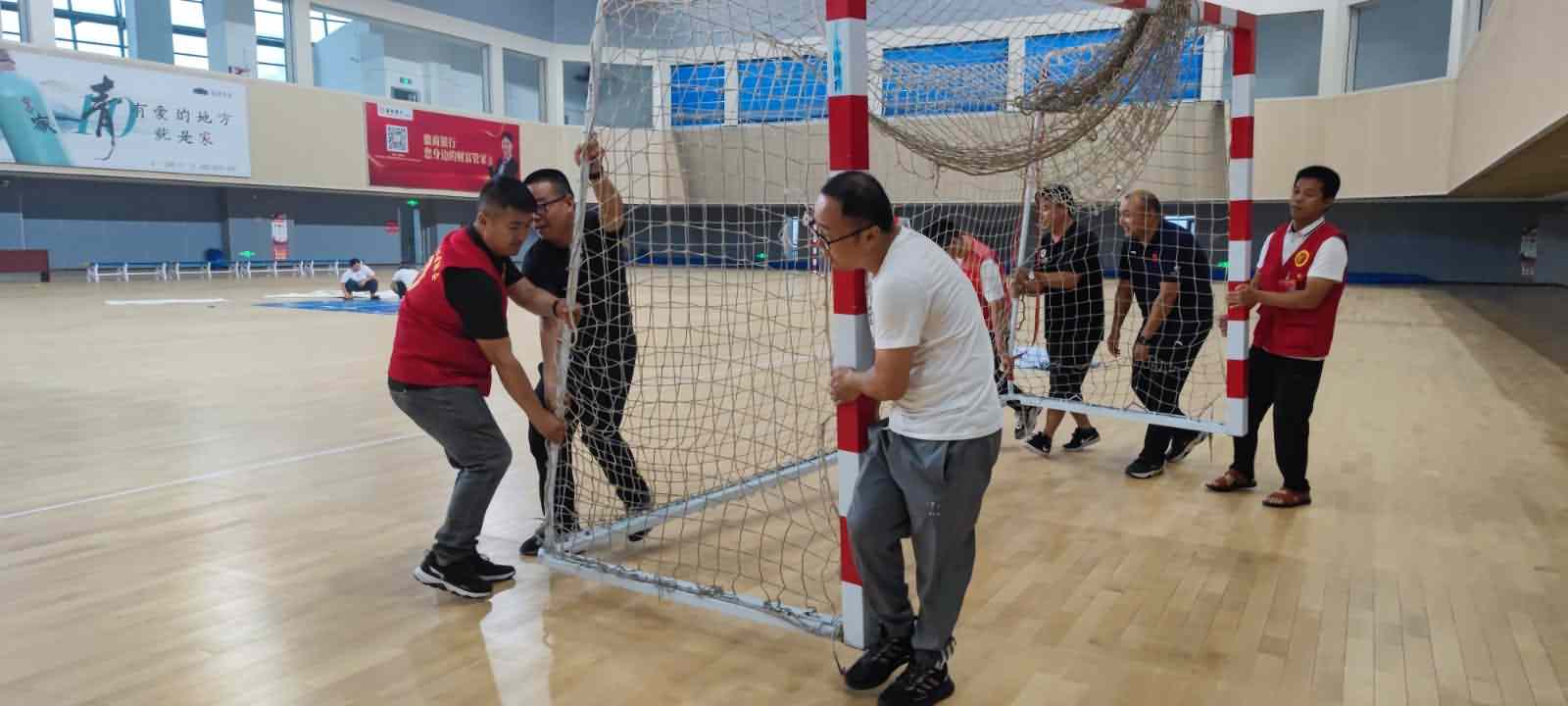涡阳志愿者服务全省中小学生手球联赛 彰显涡阳志愿风采